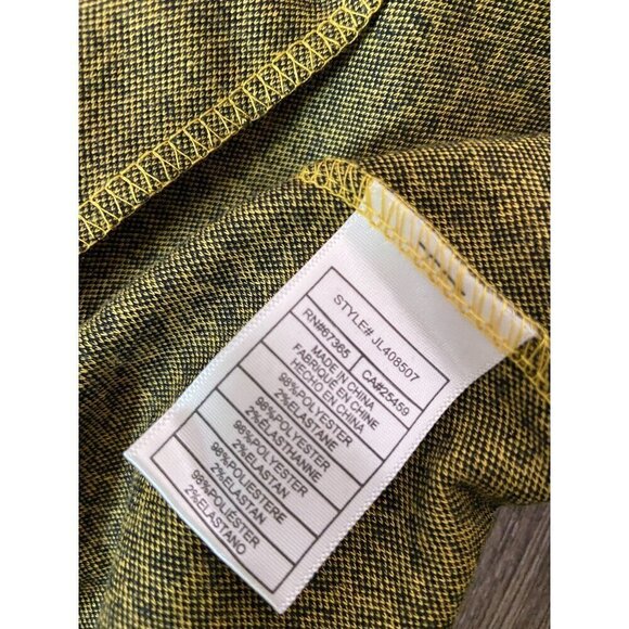 Betsey Johnson NWT Two-Tone Cheetah Print Mini Dress Yellow Size M - Picture 5 of 6